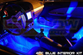 Ledglow 4pc Blue Led Car Interior Lights Bestinteriordesignapps Jeep Wrangler Interior Car Interior Interior Led Lights