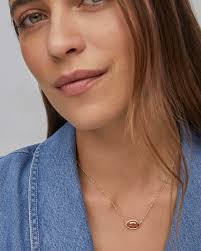 Football Gold Short Pendant Necklace in Orange Goldstone