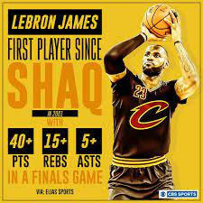 Lebron James Put Up Numbers Even The Big Aristotle Would Be Proud Of In Game 5 Lebron James Lebron James Stats Cbs Sports