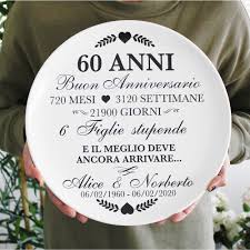 Kit decorazioni festoni e bandierine decorazioni da appendere centrotavola decorazioni per la tavola accessori per addobbare. Piatto In Ceramica Personalizzato Con La Vostra Storia D Amore Idea Regalo Anniversario Olalla