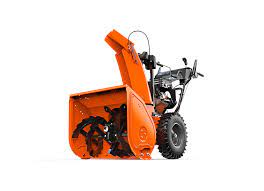 The first to arrive are the ariens, they are all here, on display and on sale. Deluxe Series Snow Blower Ariens