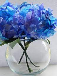 Coffee Filter Hydrangeas Paper Flowers Diy Flower Projects Paper Flowers Diy