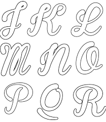 Alfabeto Cursivo Moldes Ideias Para Imprimir As letras grandes são ótimas para decorar paredes e ficar em expor em locais onde a intenção seja provocar visibilidade. alfabeto cursivo moldes ideias para