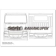 Cara membuat sasis miniatur truk canter. Pola Miniatur Truk Fuso Super Great 2020 Shopee Indonesia