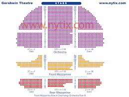 seating chart for gershwin theater five mind numbing facts