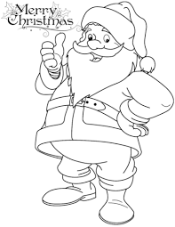 Santa and one of his reindeer. Funny Santa Claus Malarbok Santa Coloring Pages Cartoon Coloring Pages Santa Coloring