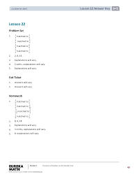 Engage ny // eureka math grade 5 module 4 lesson 32 homework. Module 5 Answer Key