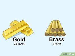 It's color depending on the amount of zinc in the alloy. 3 Ways To Tell Gold From Brass Wikihow