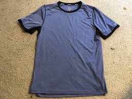 Black And Baby Blue Nike Shirt Nike Drifit Blue Black Athletic Crossfit Running Short Sleeve Shirt Mens Small Fashion Clothing Shoes Accessories Mensclothing Activewear E Running Shirts