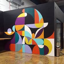 880 likes 18 comments jessie unterhalter katey truhn jessieandkatey on instagram just finished this mural fo office mural mural wall art wall painting
