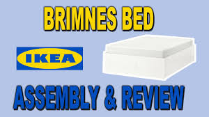 Perfect for storing quilts, pillows and bed linen. Ikea Brimnes Bed Frame With Storage Assembly And Review Clueless Dad Youtube