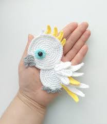 Pattern Cockatoo Applique Crochet Pattern Pdf Tropical Bird Etsy In 2020 Applique Patterns Baby Crochet Clothes Patterns Crochet Patterns Amigurumi