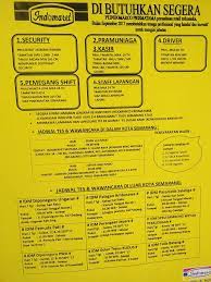Semoga informasi ini bermanfaat buat anda dan kami doakan gaji anda segera naik tahun ini dan posisi anda lebih baik lagi di tempat kerja anda. Informasi Lowongan Kerja Sekitar Kudus Postingan Facebook