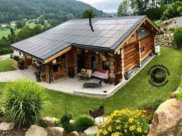 naturliches wohnen im rundstammhaus rundstammhaus blockhaus hauser holzhaus bungalow