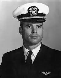An undated official U.S. Navy portrait of John S. McCain