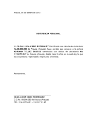 Ejemplo De Como Hacer Una Carta De Recomendacion Laboral Modelo De Informe