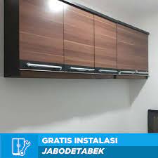 44 5 cm x 38 5 cm x 11 5 cm. Rak Piring Dapur Kitchenset Atas 5 Pintu Uk 198 Cm Terbaru Agustus 2021 Harga Murah Kualitas Terjamin Blibli