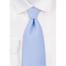 Light Blue Tie With Checks Mens Ties Com