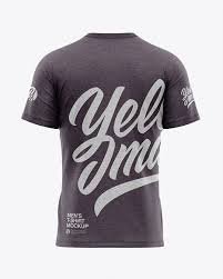 Download Men S Heather Pocket T Shirt Back View In Apparel Mockups On Yellow Images Object Mockups Shirt Mockup Clothing Mockup Design Mockup Free PSD Mockup Templates