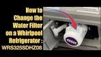 How to Change the Water Filter on a Whirlpool Refrigerator ...