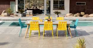 Atra Concrete Dining Table For 8 Concrete Dining Table Yellow Dining Chairs Outdoor Dining Chairs