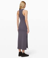 Lululemon Women S Get Going Dress Moonwalk Size 4 Fitted Maxi Dress Dresses Lululemon Women