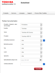 If the issue persists, try installing the latest version of bios updates and chipset drivers from the toshiba s website and see if it makes any difference. Fehlende Netzwerktreiber