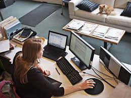 A warm neutral color scheme is ideal for a minimal home office, where you want to add a touch of warmth to minimalist style. How To Set Up Your First Home Office