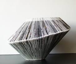 Atena Sculpture Original Art For Sale Book Sculpture Folded Book Art