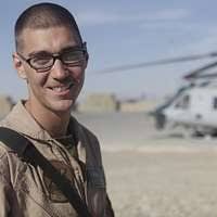 1st Lt. Mike Smitsky, a finance officer from the 200th