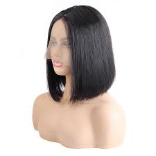 2020 popular 1 trends in hair extensions & wigs, beauty & health, novelty & special use, home & garden with black human hair short and 1. Straight Hair Wig Short Bob Lace Front Wig 100 Virgin Human Hair Wigs Allovehair