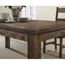 Better Homes Gardens Bryant Dining Table Rustic Walmart Com Rustic Dining Table Dining Table Brown Dining Table