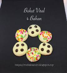 Semua resepi ini diambil dari media. Viral Resepi Biskut 4 Bahan