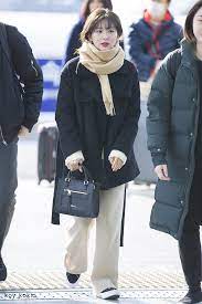 Qbkccus Velvet Fashion Korean Airport Fashion Korean Outfits