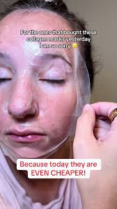 The viral collagen masks are the cheapest I’ve ever seen them so you better  runnnnn girlfriend! 🏃🏻‍♀️