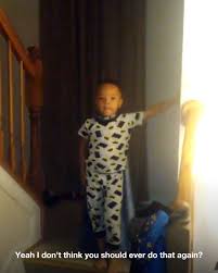 Ladbible Kid Jumps Down The Stairs Pretending To Be Batman Facebook