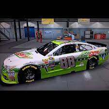 2019 monster energy nascar cup schemes. Dale Jr S Mountain Dew Paint Scheme For The All Star Race Made On Nascar 15 Victory Edition Dale Earnhardt Chevrolet Chevrolet Diecast Cars