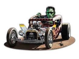 Frankies Rat Rod Metal Sign 14 X 8 Inches Rat Rod Rat Rods Truck Cool Car Drawings