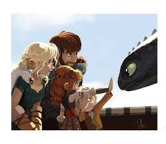Hiccstrid Dragon Dessin Anime Dessin Anime Dragon