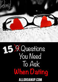 So because of this importance, we've consulted with dating and relationship experts on the best questions to ask when you really want to get to know. 15 Questions You Need To Ask When Dating