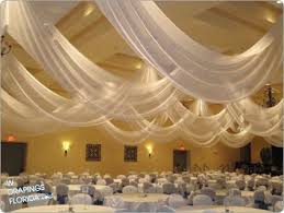 W Drapings Florida Ceiling Drapings And Wedding Chiffon Custom Chiffon Ceiling Draping Weddin Wedding Ceiling Wedding Ceiling Decorations Reception Ceiling