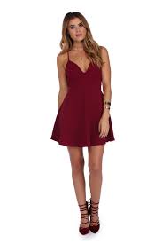 Burgundy First Love Skater Dress Windsor Cotton Dress Summer Mini Dress Fashion