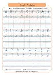 Use these alphabet writing practice sheets (pdf) to target specific letter. Free A Z Capital Cursive Handwriting Worksheets Suryascursive Com