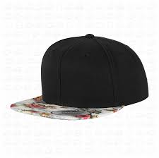 Floral print pattern on top and under bill. Floral Snapback London Snapbacks
