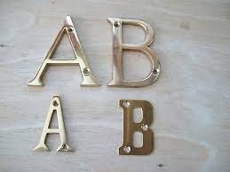Although this is an unpleasant situation, you can handle it with finesse when you write a professional. 3 Or 2 Solid Brass Polished Brass House Door Alphabet Letters