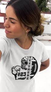 Custom Football Player SVG T Shirt, Customized Football number PNG, SVG,  Personalized Football png , Game Day png, Football Shirt Design