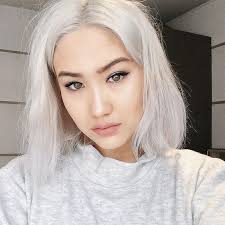 How to work a major hair transformation (and styles that won't suit). Short White Dyed Hair Novocom Top