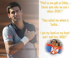 Najbolji svetski teniser novak đoković danas počinje takmičenje na mastersu u rimu. Save Serbia Novak Djokovic Serbian Quotes Novak Ä'okovic Serbia