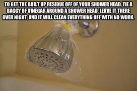 How To Clean Shower Head Buildup Tried This One It Helped A Little So I Guess That Makes It A Half Win Ha Cleaning Hacks Household Hacks Shower Cleaner