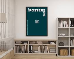 Download Free Interior Poster Mockup Psd Best Free Mockups